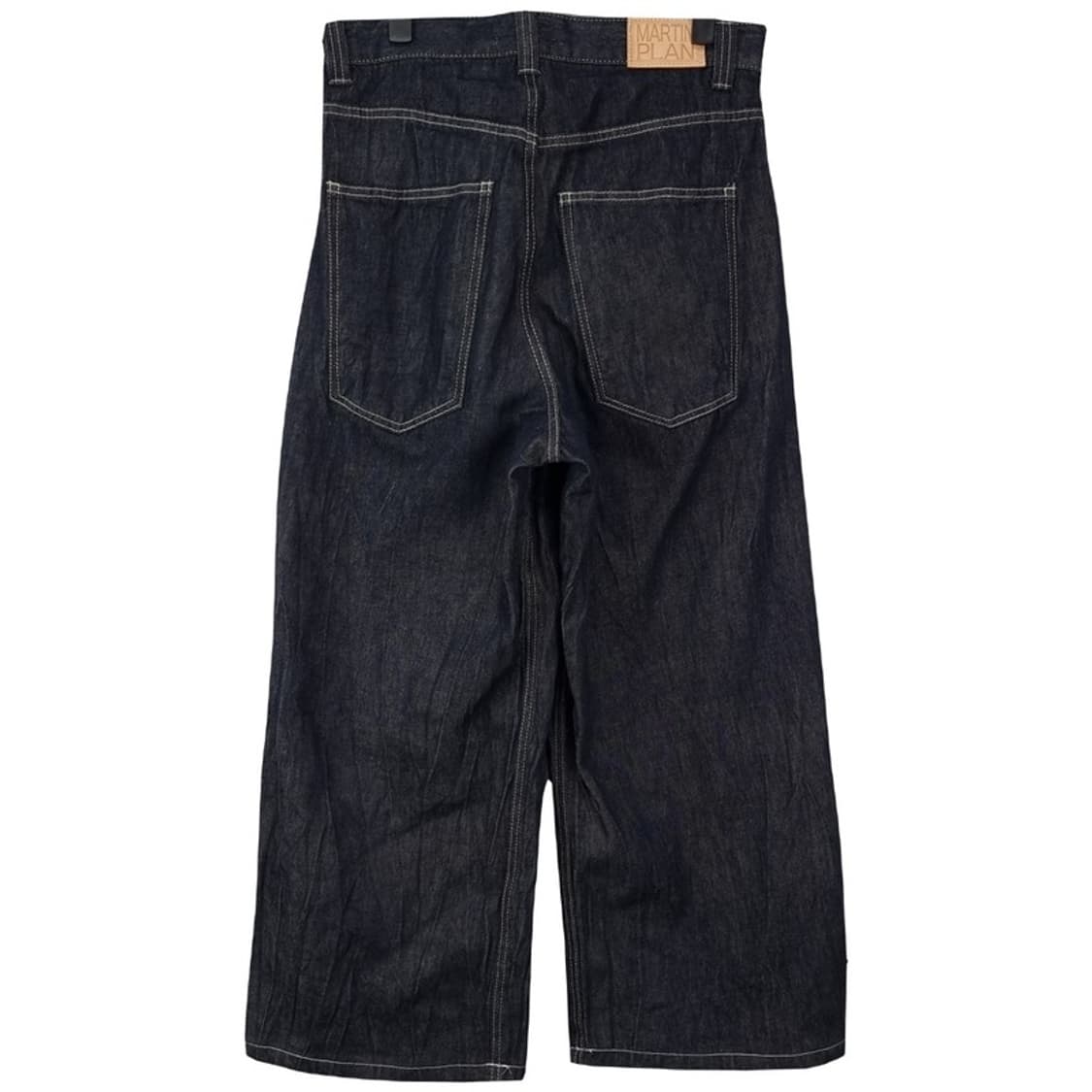 [마틴플랜] 더블니 인디고 와이드 데님 팬츠 M17459 상품이미지3