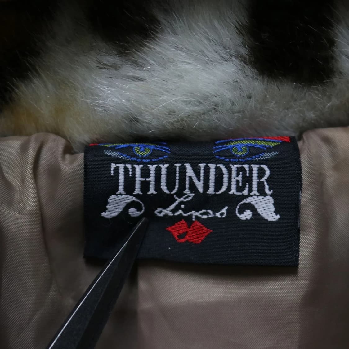 THUNDER 호피 페이크 퍼 벨트 자켓 60791 상품이미지9