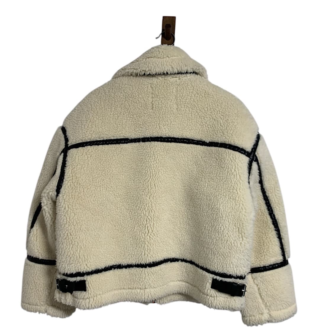 자라 여성 에코퍼 시어링 바이커 무스탕 상품이미지3