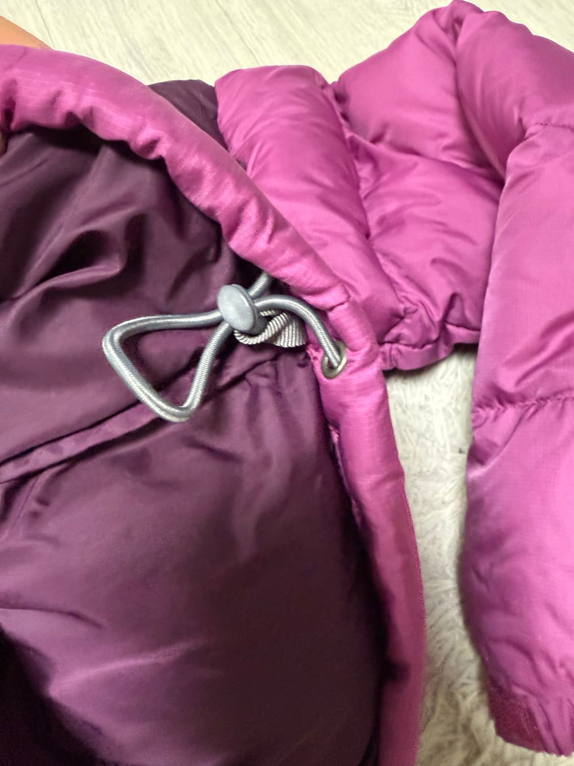 (XS)노스페이스 센터로고 중앙로고 700 눕시 다운 자켓 상품이미지6