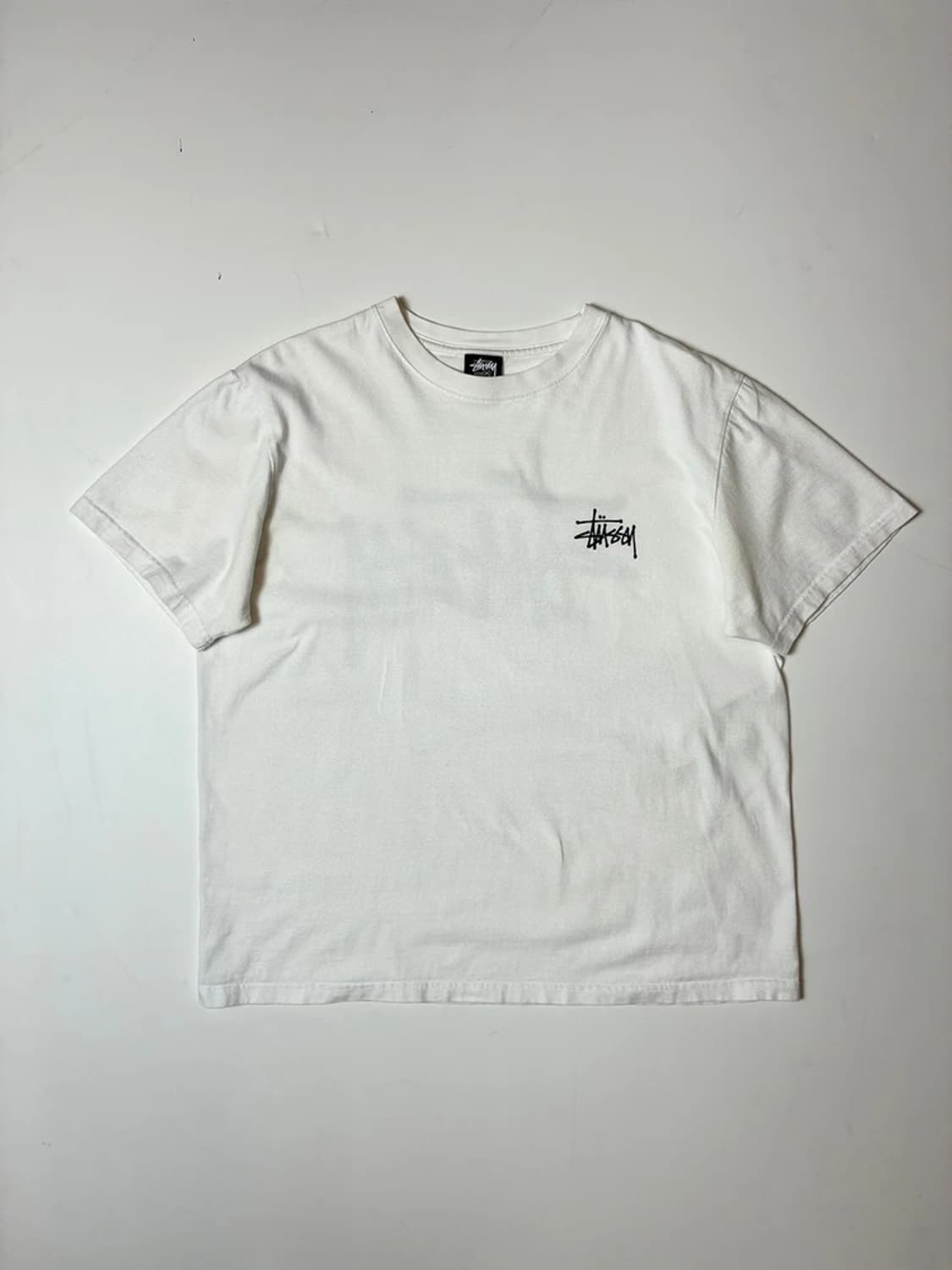 스투시 베이직 로고 코튼 반팔 티셔츠 PN9693 상품이미지3