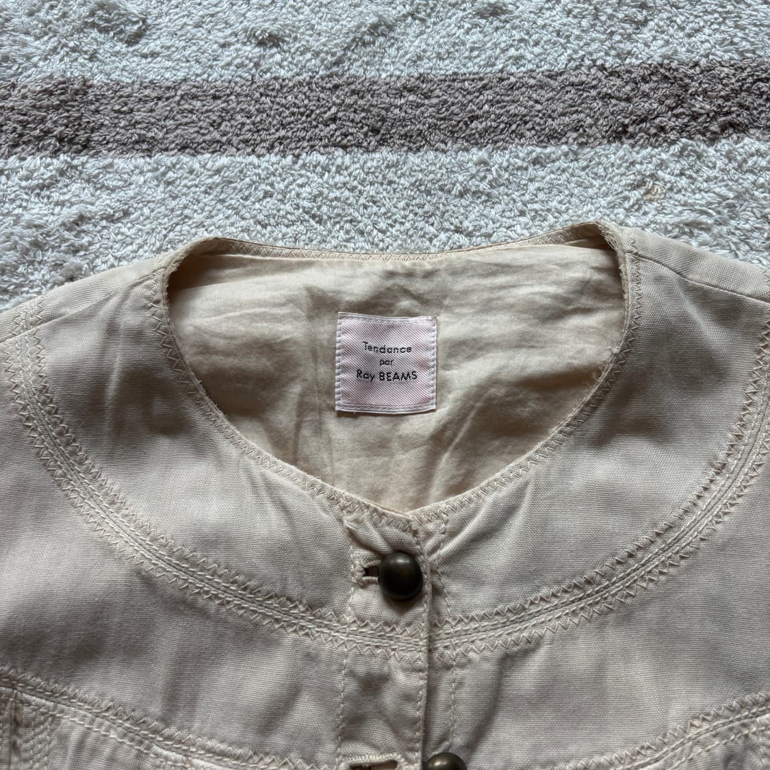 빔즈 아이보리 자켓 상품이미지2