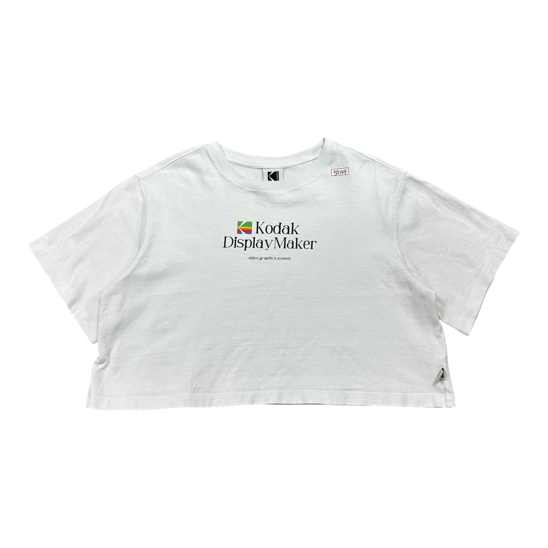 ✨ (만원 빈티지) 코닥 디스플레이메이커 빅로고 크롭 반팔티  상품이미지2
