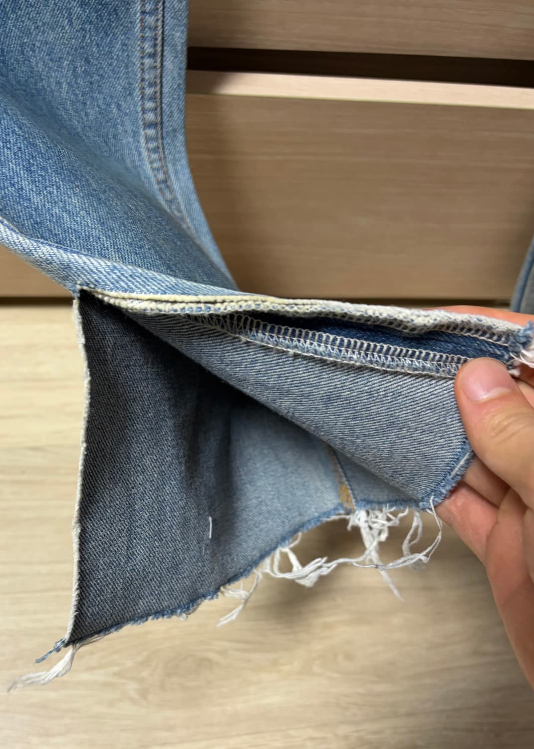 발렌시아가 super fitted waxed jeans 29 새상품 상품이미지3