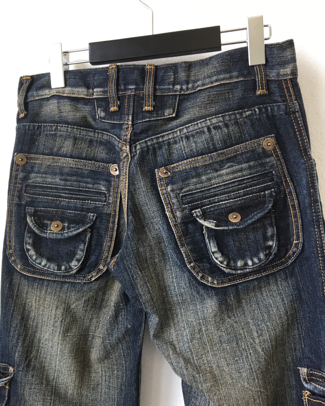 Cago pocket belted denim pants 상품이미지6