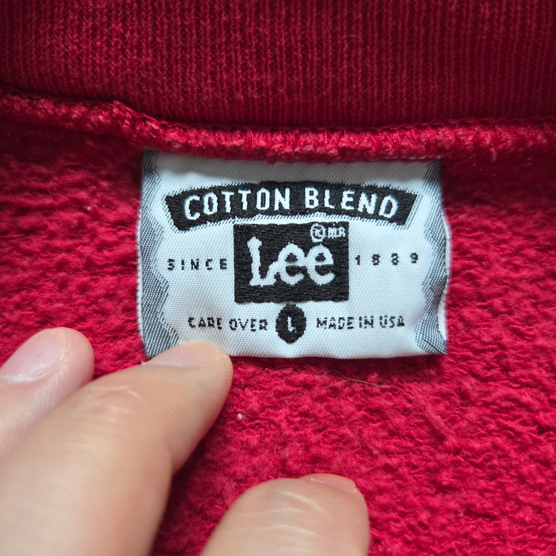 90s Lee Made in USA 빈티지 맨투맨 티셔츠 L(100) 상품이미지6