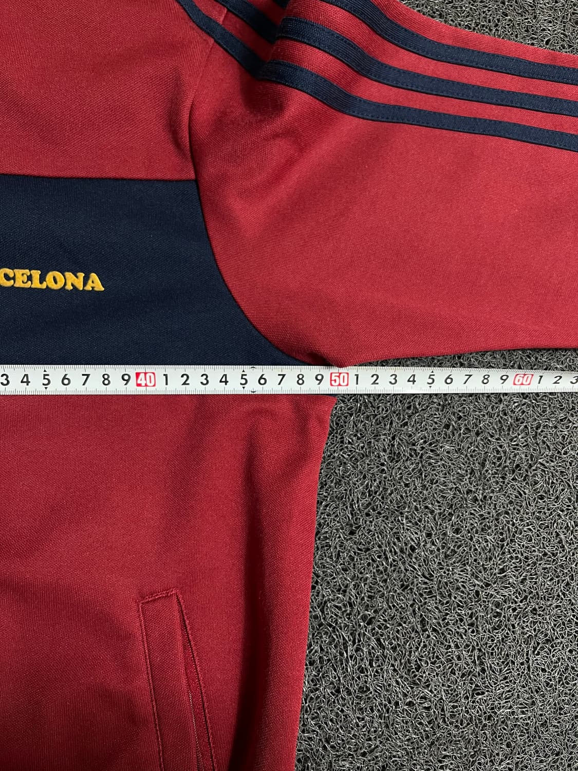 00s 아디다스 올드스쿨 바르셀로나 져지 버건디 M 상품이미지6