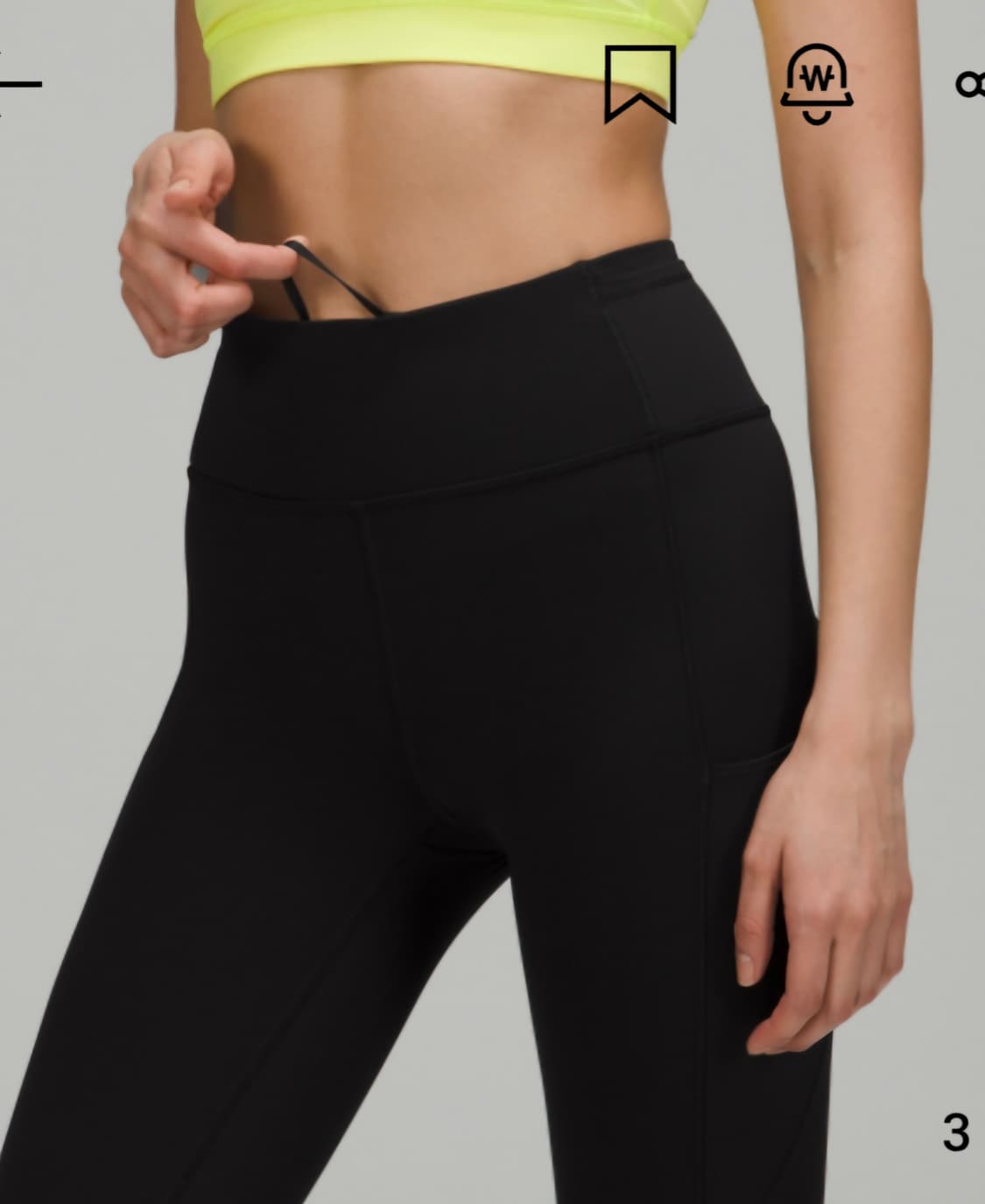 (정품/새상품) 룰루레몬 패스트 앤 프리 리플렉티브 하이라이즈 타이츠19 상품이미지3