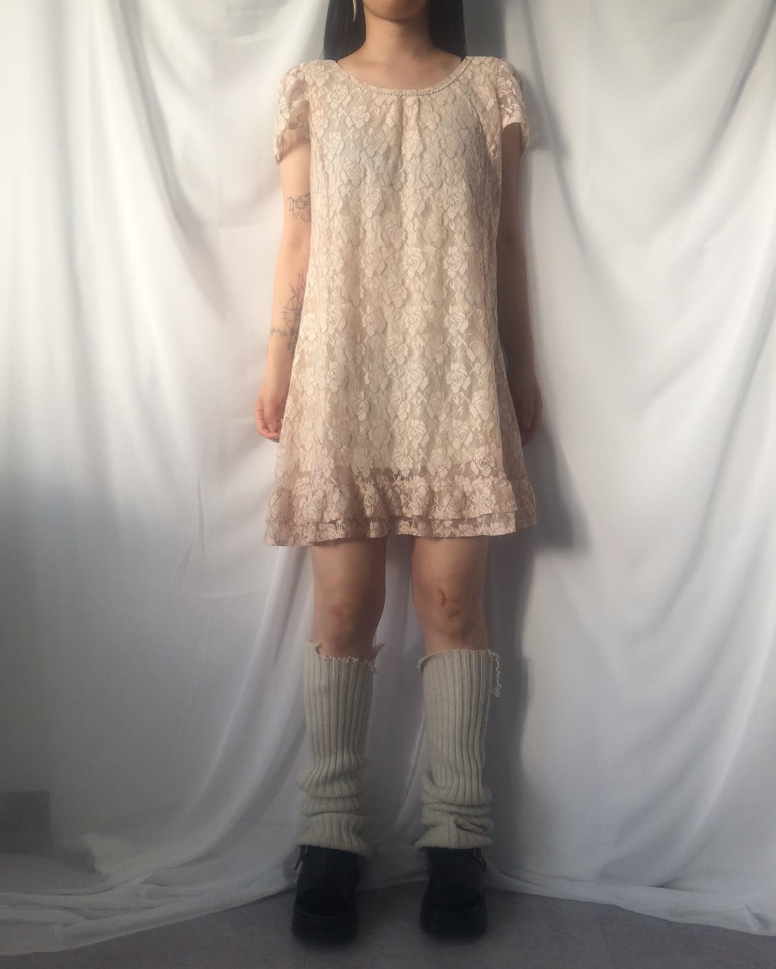 Flower pattern lace onepiece 상품이미지7