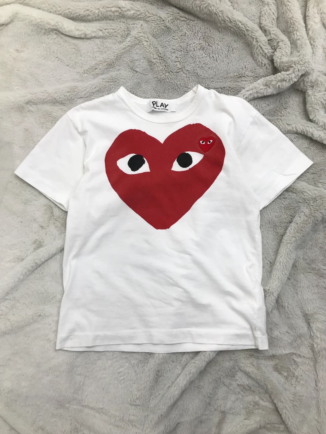 Comme Des Garcons Double Heart ! T-shirt 상품이미지6