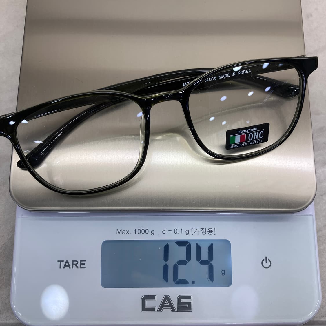 D74 오앤씨 ONC 카키 웰링턴 뿔테 안경 1461 상품이미지8