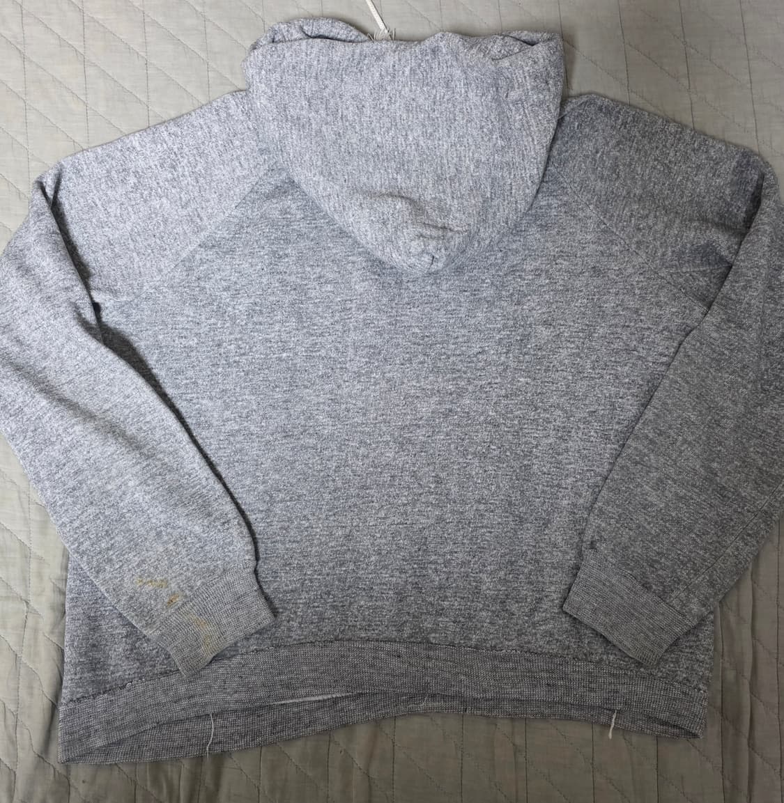 [XL] 60-70s 트루빈티지 노브랜드 후드티 멜란지 그레이 상품이미지4