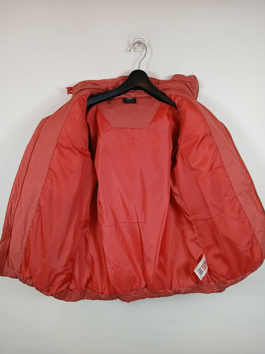 아디다스 K스트레치다운후드패딩 살구핑크85 XS 상품이미지6