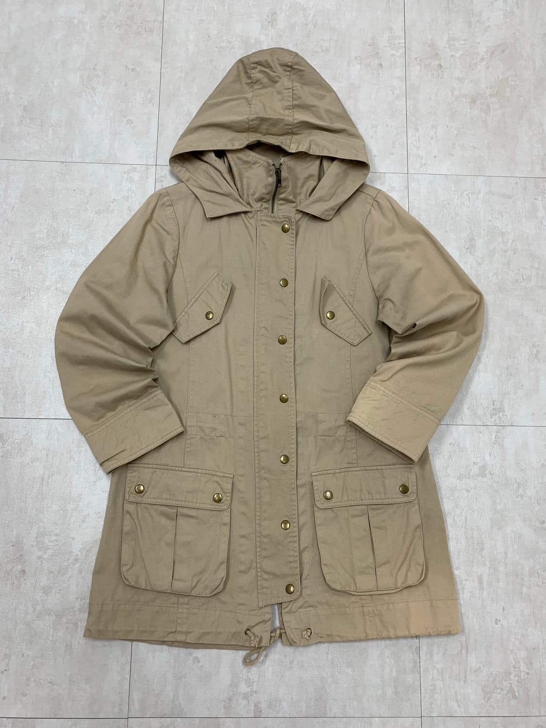 Cutie Blonde c.b 후드 야상 자켓 #555 상품이미지1