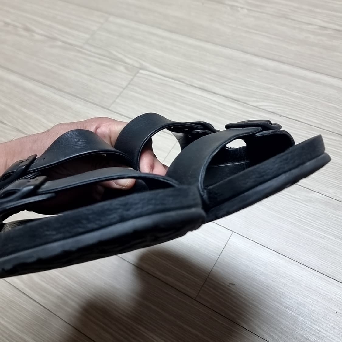 버켄스탁 검정색 샌들 슬리퍼(270-280) 상품이미지2