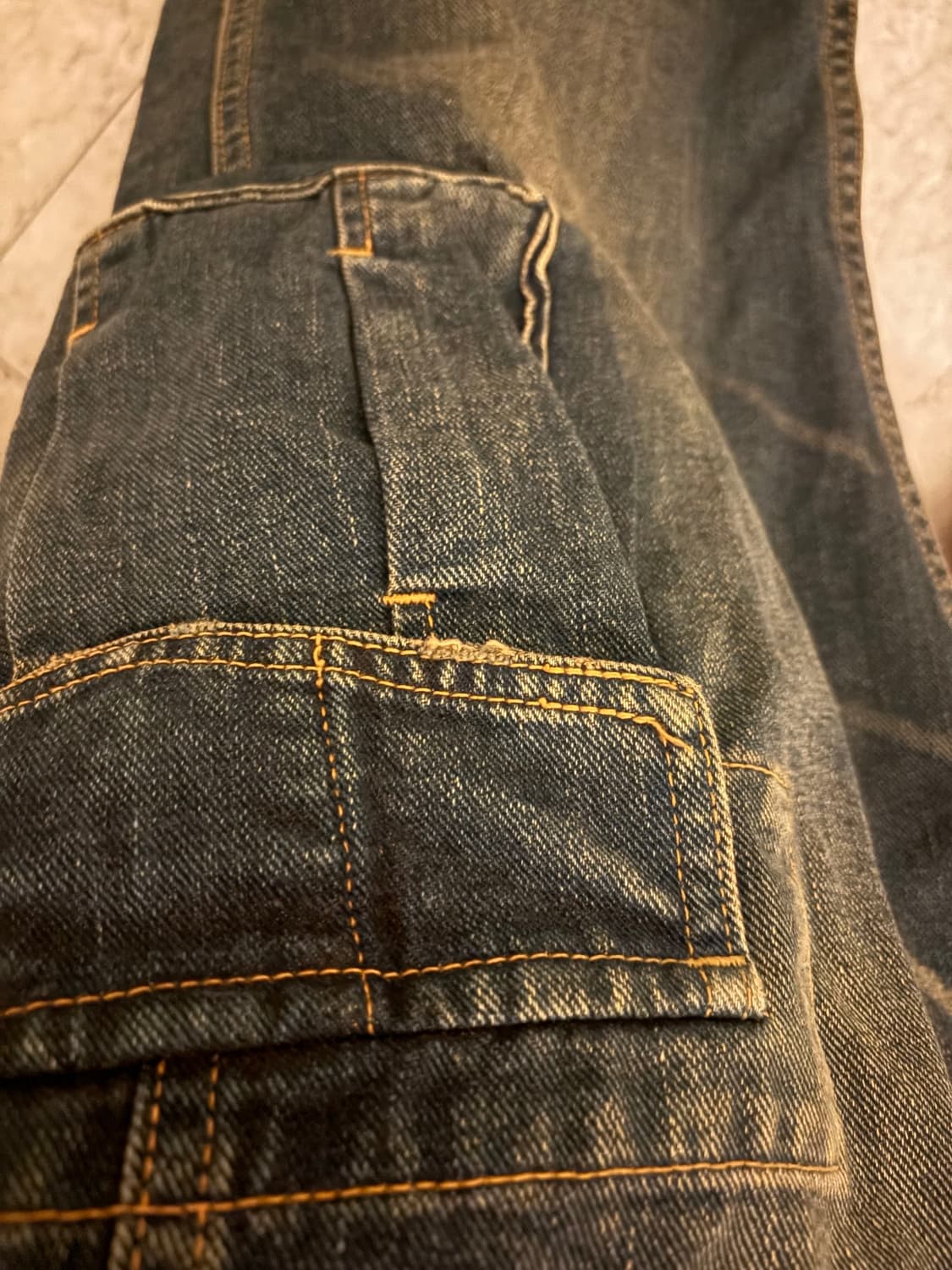 BAPE 초기 일본판 데님 카고 / 희귀 아카이브  상품이미지5