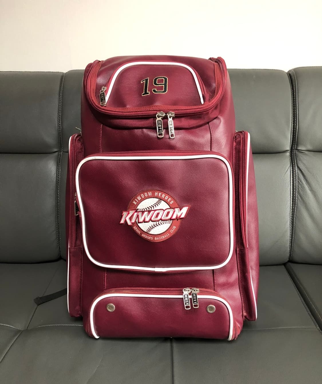KBO 제트(ZETT) 키움히어로즈 선수용 빅사이즈 백팩 #19 상품이미지1