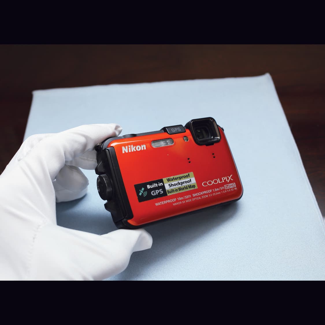 레어<준 민트급><한글>니콘 쿨픽스 aw100 오렌지 빈티지 디카 상품이미지4
