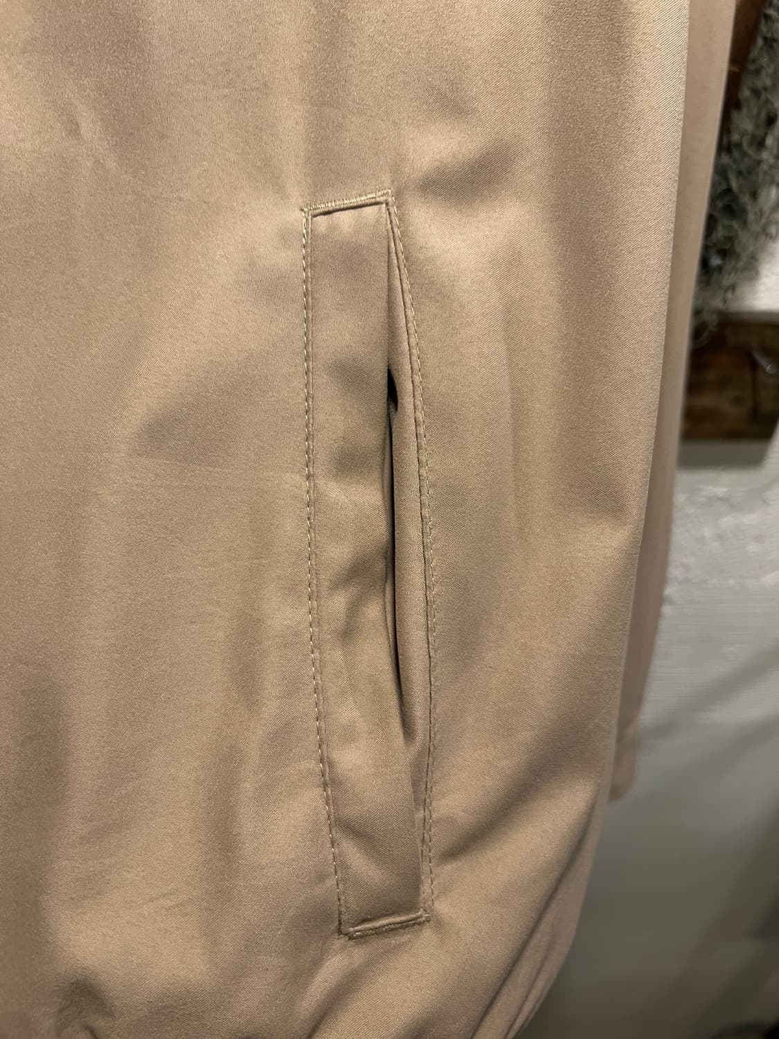 [2XL]폴로 랄프로렌 체크 라이닝 베이지 드리즐러 자켓 상품이미지4