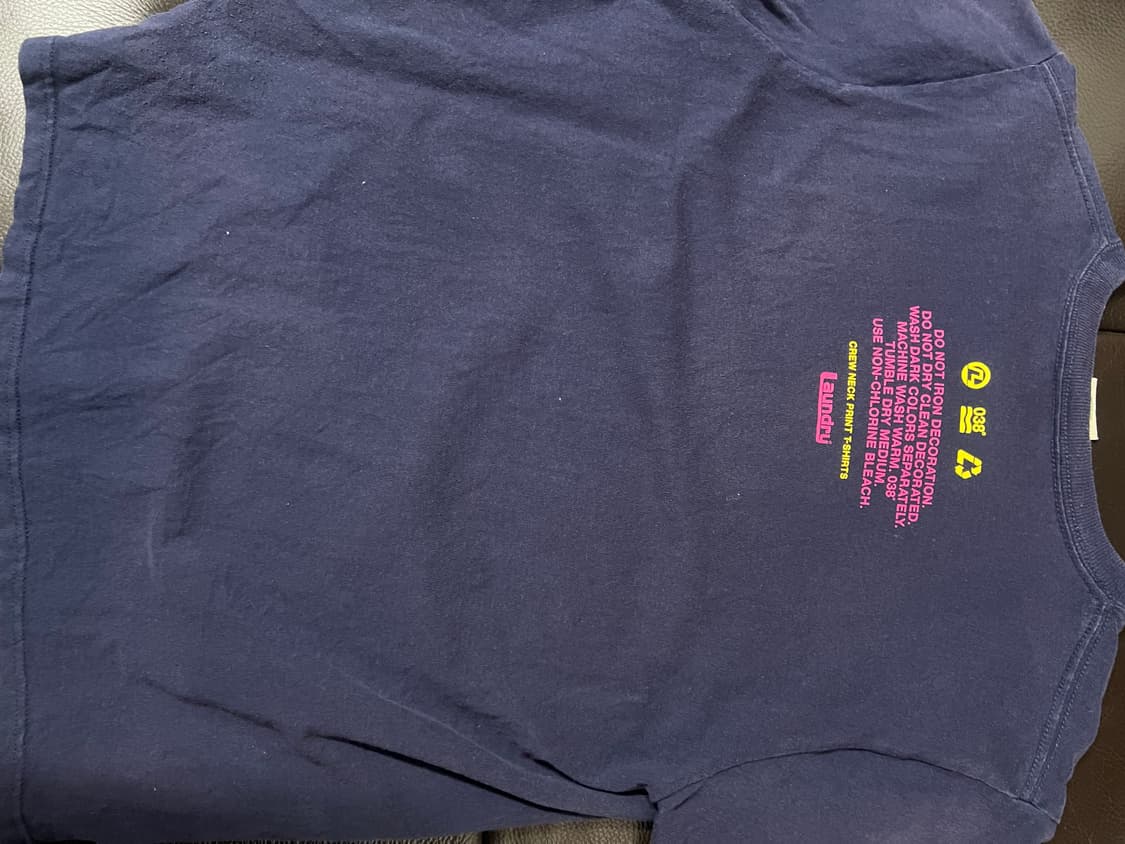 빈티지 반팔 네이비 상품이미지2