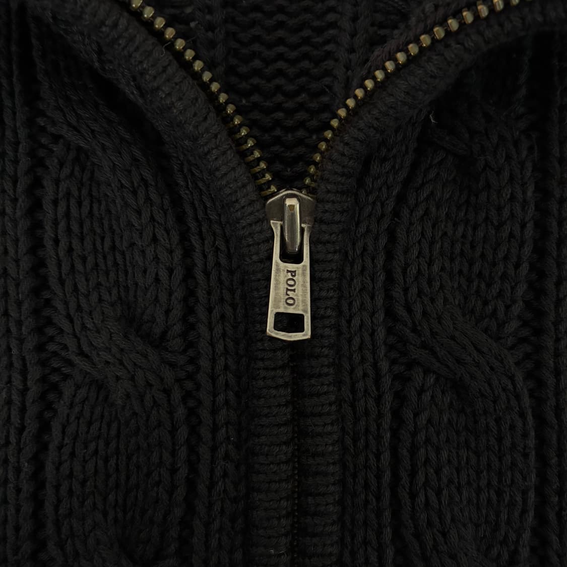 Polo  폴로 랄프로렌 자수 케이블 니트 집업 상품이미지4