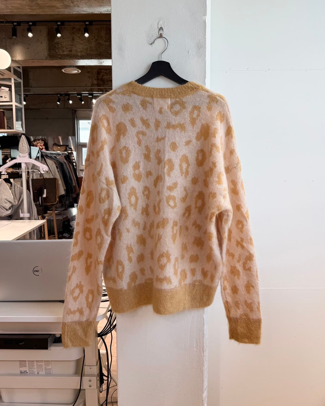 이자벨 마랑 옐로우 테비 와일드 자카드 니트 상품이미지7