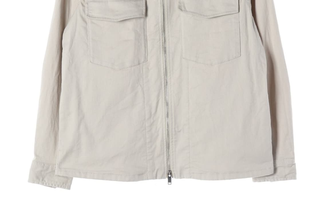 ZARA 코튼 트윌 포켓 워크 재킷 L 상품이미지4