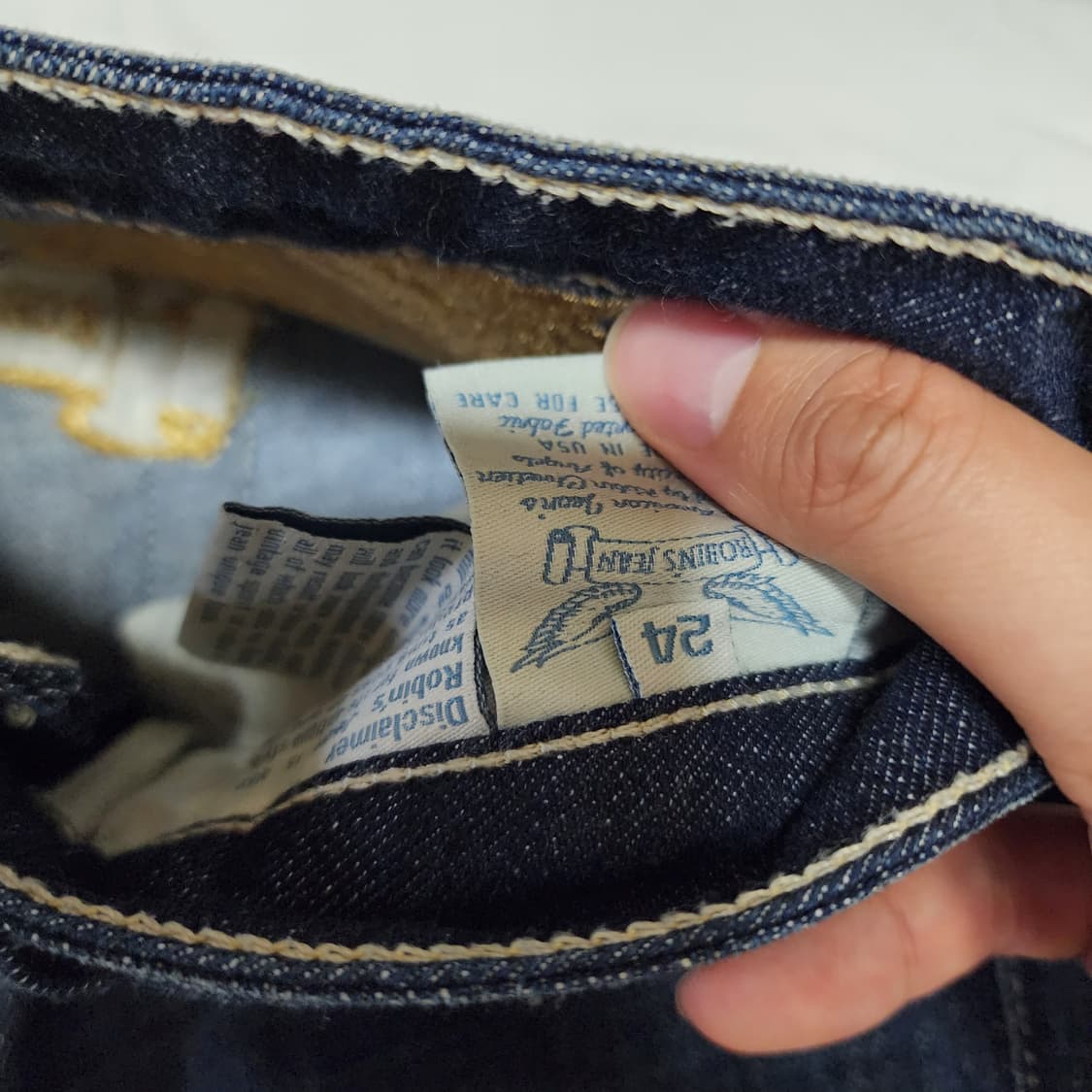 Robin's Jean Y2k 갸루 보헤미안 데님팬츠 상품이미지9