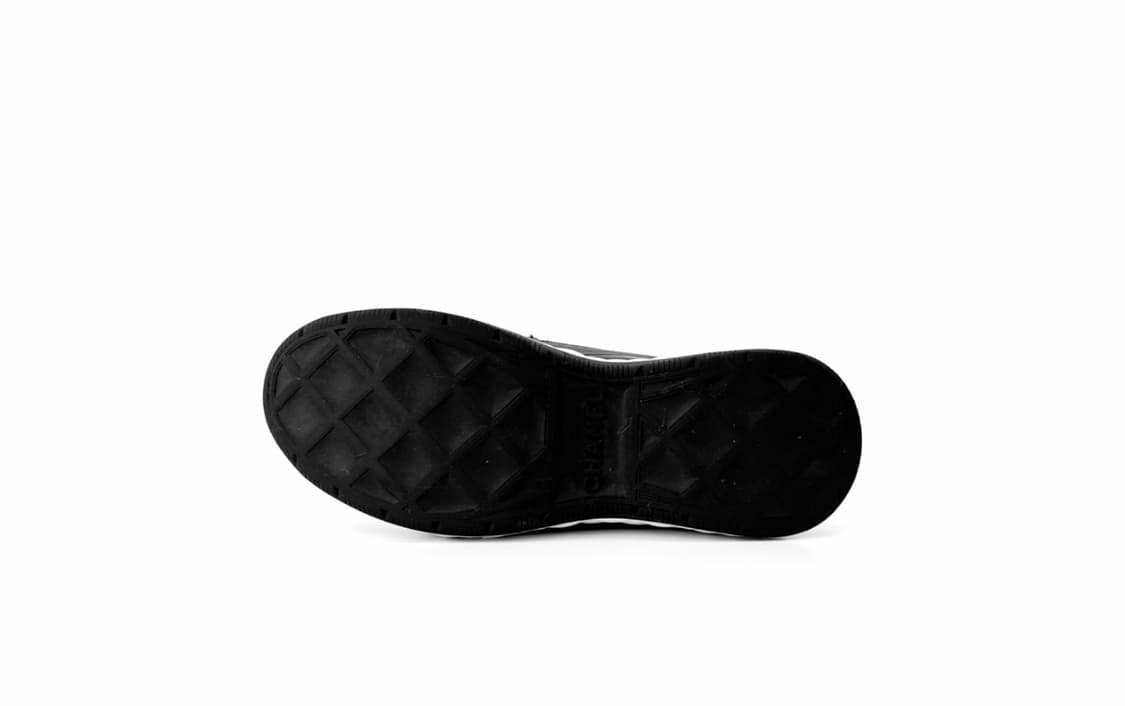 [40] CHANEL 샤넬 남성 믹스드파이버 금장 스니커즈 네이비 상품이미지5
