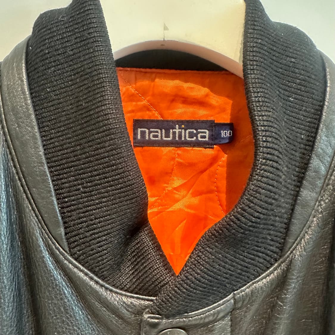 노티카 레더패널 봄버 상품이미지6