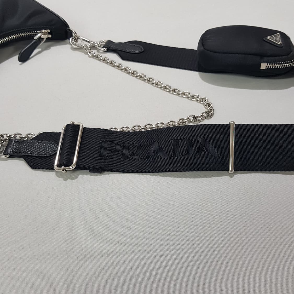 프라다 리나일론 테수토 체인 호보백 1bh204 상품이미지7