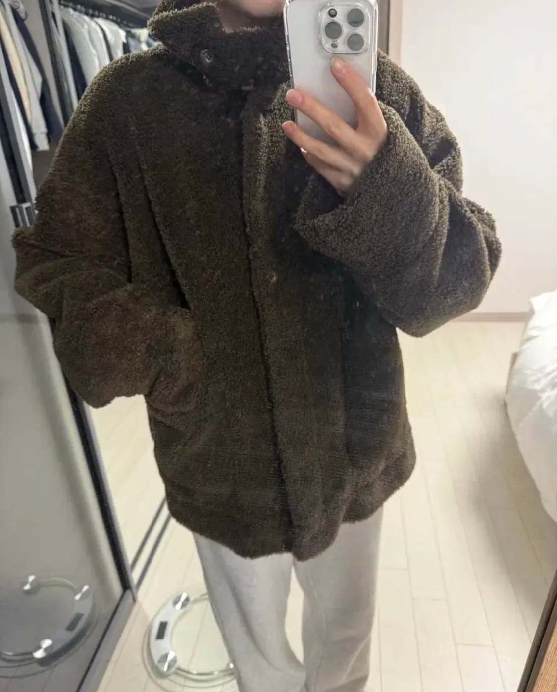 모어올레스 테디 부클 자켓 점퍼 상품이미지5