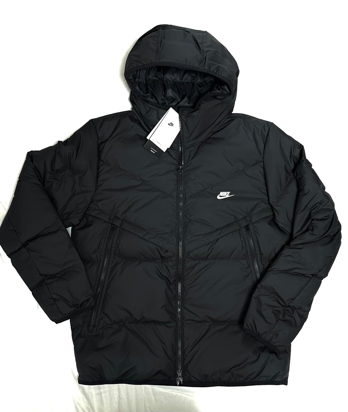(L)나이키 NSW 스톰핏 윈드러너 후드 패딩 자켓 블랙 새제품 상품이미지1