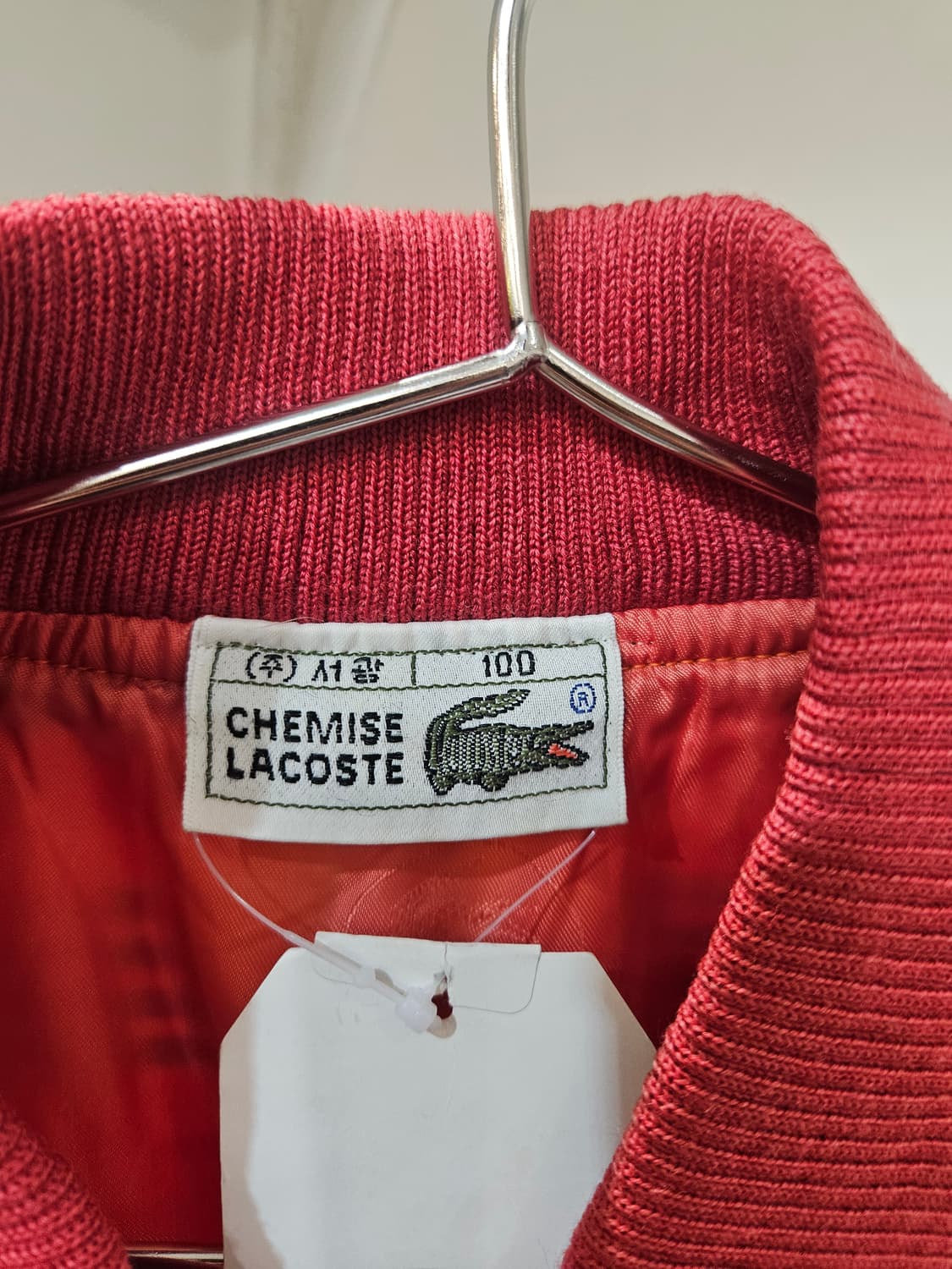 라코스테 타탄 체크 블루종 자켓 상품이미지4