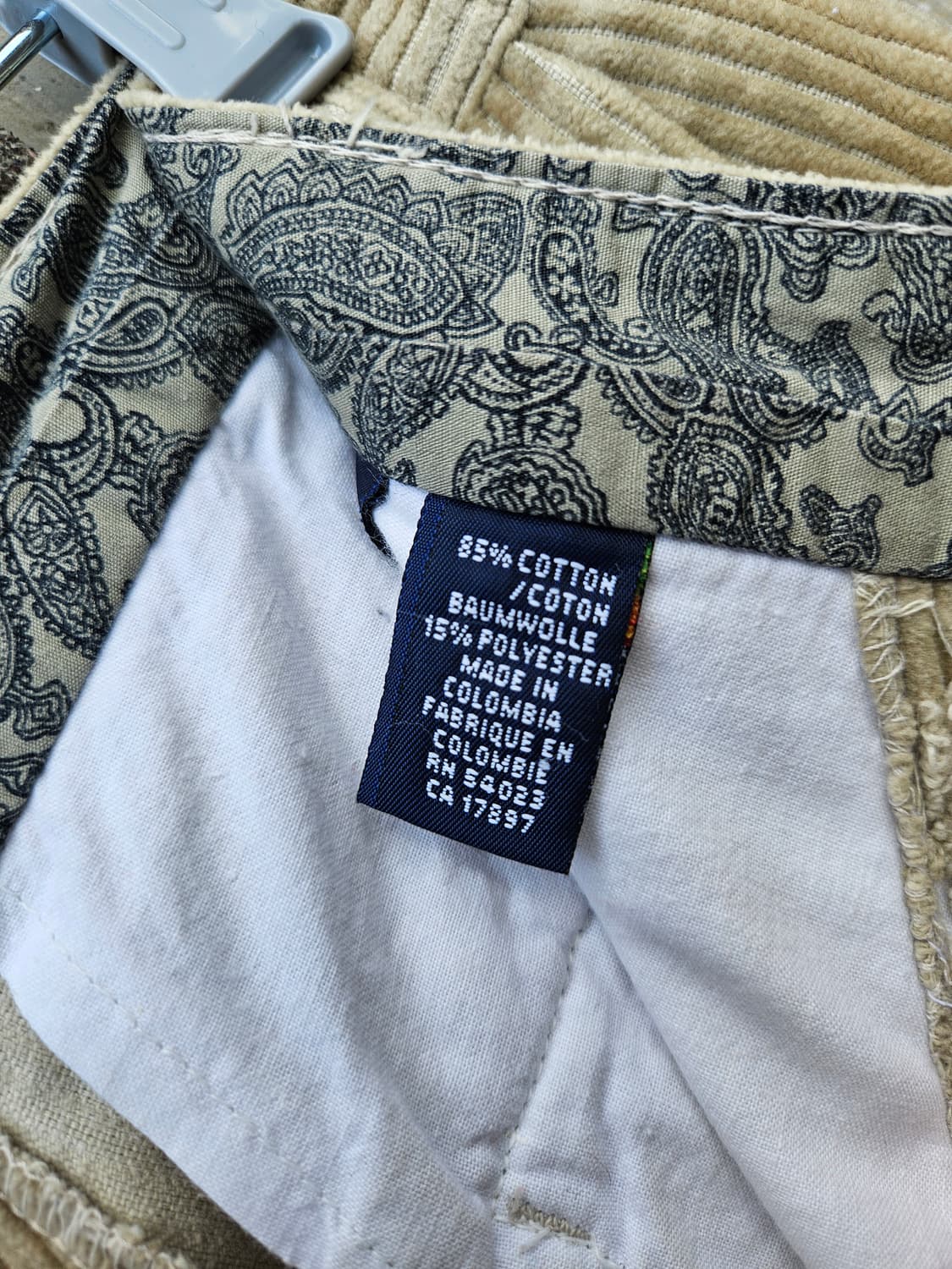 갭 코듀로이 와이드 팬츠 (밝은 베이지, 32)
 상품이미지6