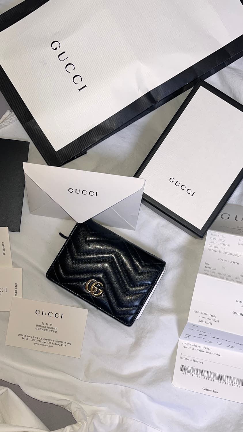 [정품] 구찌 마몽 마틀라세 카드지갑 상품이미지2