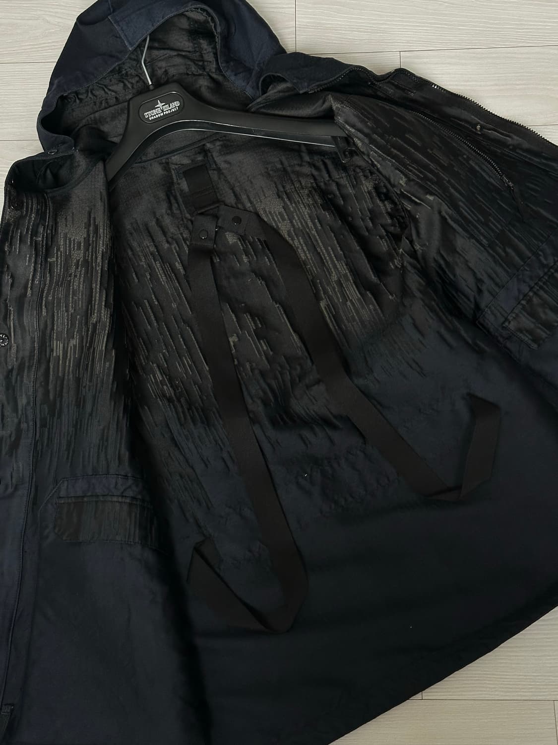 스톤아일랜드 쉐도우 리버시블 빅룸 자카드 자켓 L(105) 상품이미지5