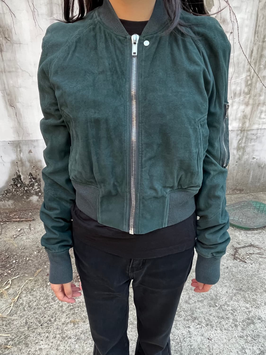 Rick Owens Blistered Bomber Jacket 상품이미지1