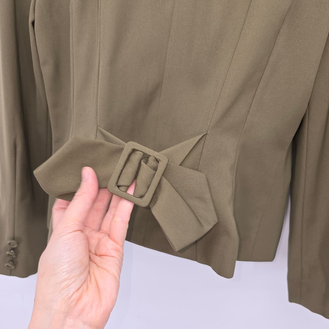 일본 빈티지 올리브 클래식 자켓 상품이미지6