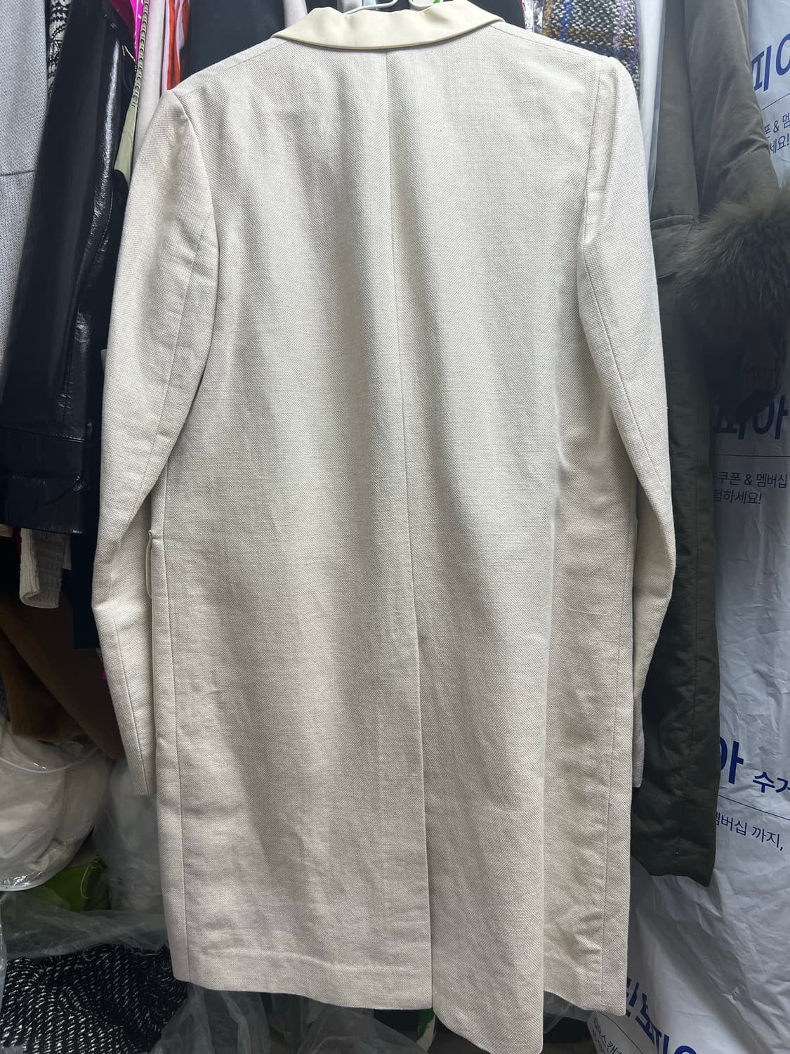 띠어리 LAGATA 양가죽 린넨 코트 상품이미지3