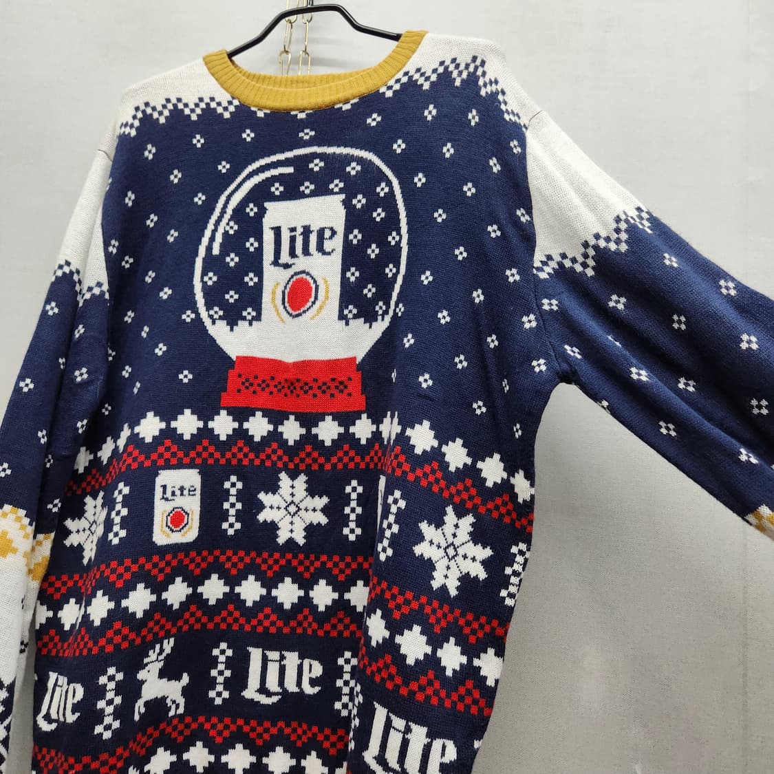 밀러라이트 한정판 크리스마 니트 L(XL) 상품이미지3