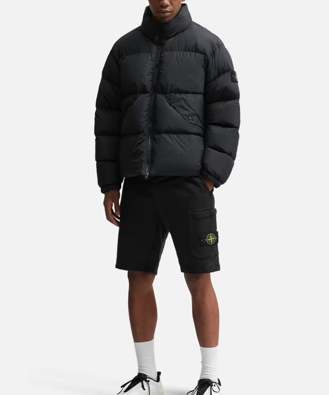 [급처]스톤아일랜드 23fw 크링클랩스 논후드 숏패딩 xxl 상품이미지1