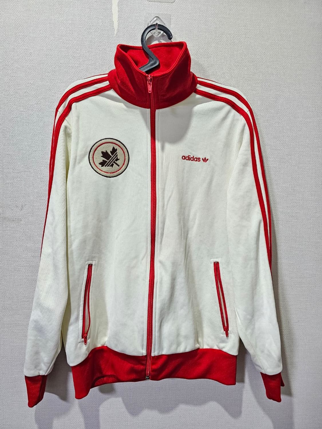 아디다스 캐나다 흰빨 트랙탑 져지집업 95 / M 상품이미지1