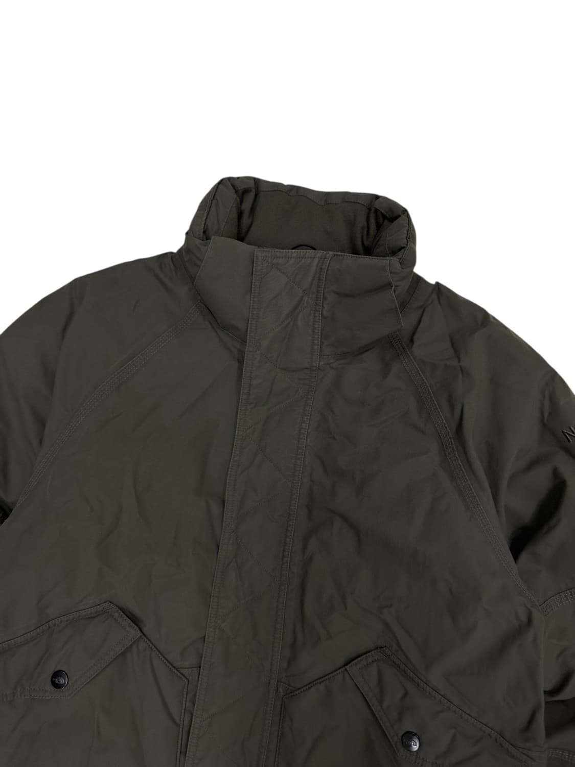 노스페이스 덕다운 패딩점퍼 카키 (M~L) 상품이미지2