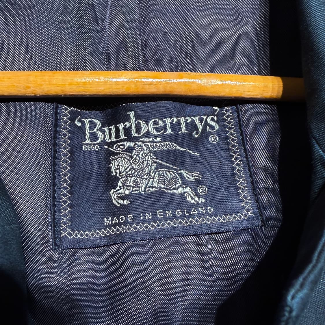 버버리 남성 네이비 트렌치 코트 L 상품이미지2