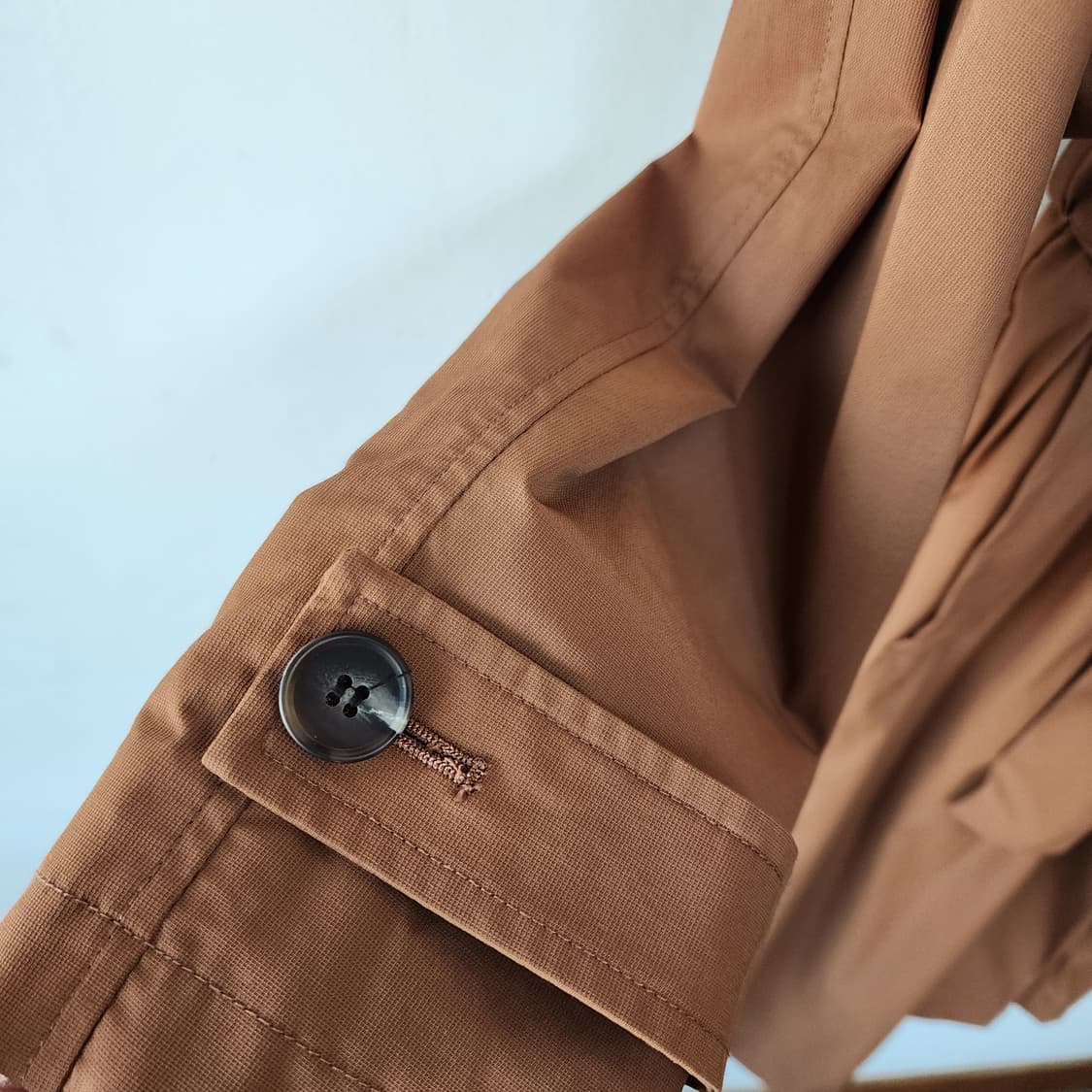 셀럽샵 브라운 벨트 롱 트렌치코트 상품이미지4