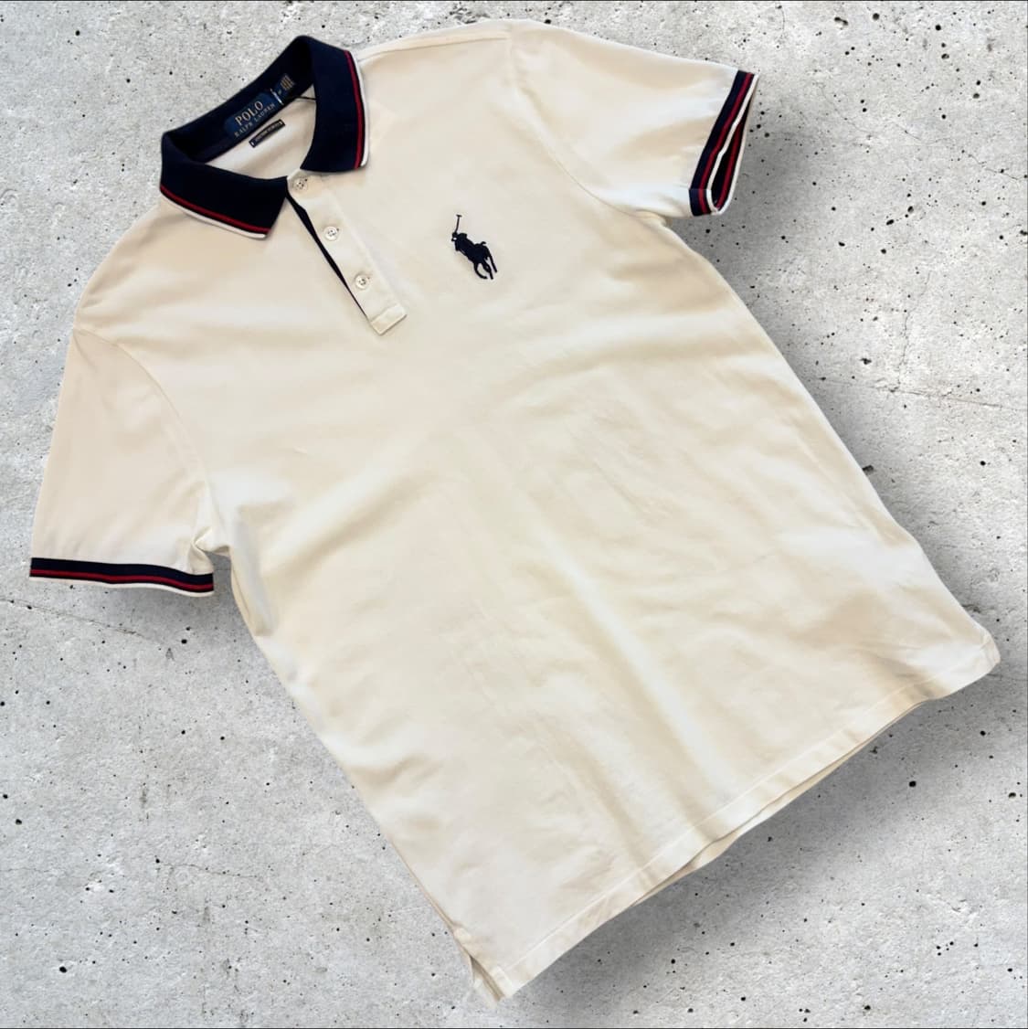 [M] 폴로 랄프로렌 커스텀 슬림핏 카라 반팔 티셔츠 C437 상품이미지1