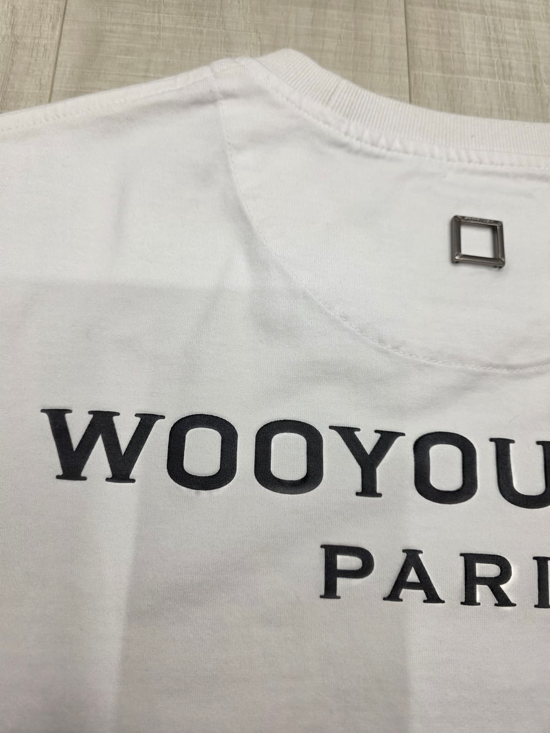 [새상품급,48]우영미 백로고 반팔 화이트 상품이미지3