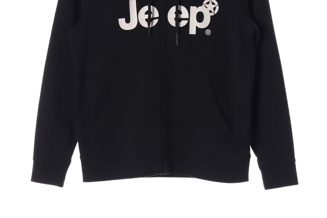 Jeep 빅로고 블랙 후드 집업 L 상품이미지4