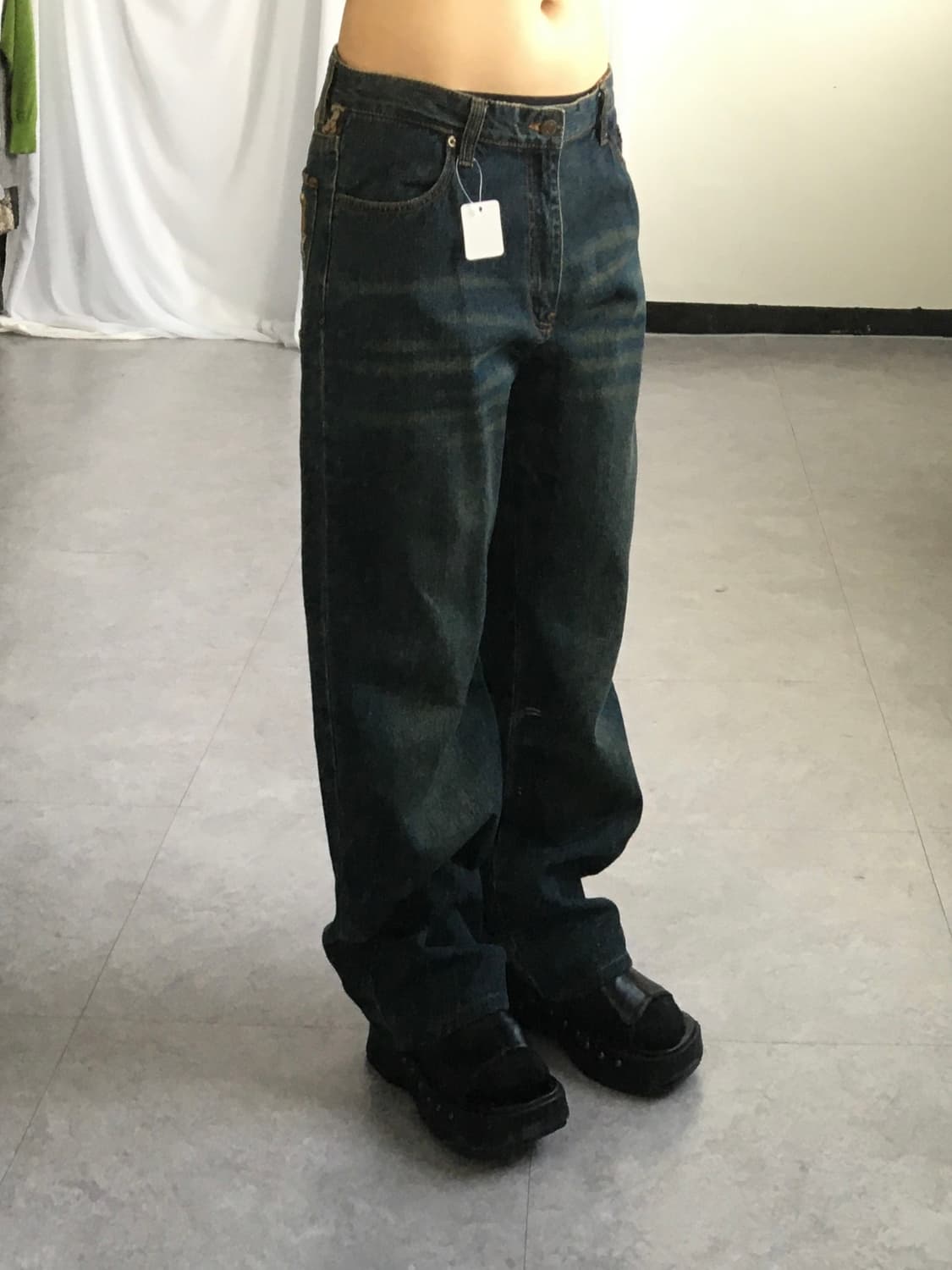 Oriental needle work denim pants 상품이미지8